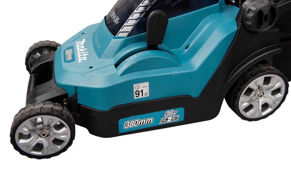 MAKITA Akku-Rasenmäher DLM382PM2 2x18V/4Ah Doppelladegerät