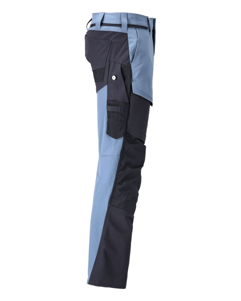 MASCOT Customized Bundhose Stretch Gr. 82C52 steinblau/schwarzbl 22379-311