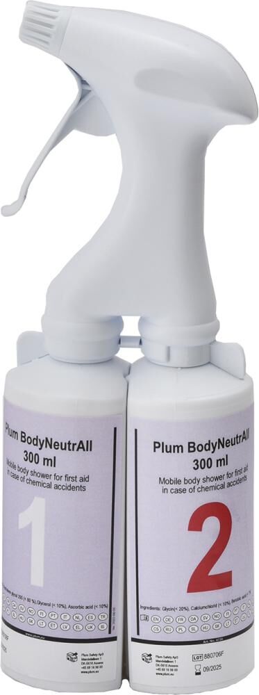 PLUM Dekontamination Sprühflasche Bodyneutral 2x300ml PLUM Dekontamination Sprühflasche Bodyneutral 2x300ml