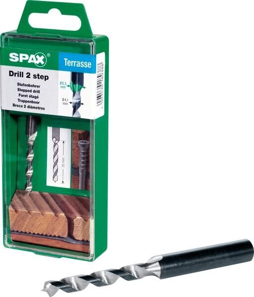 SPAX Stufenbohrer D 4,1 u.6,5mm s 5 Blister SPAX Stufenbohrer D 4,1 u.6,5mm s 5 Blister