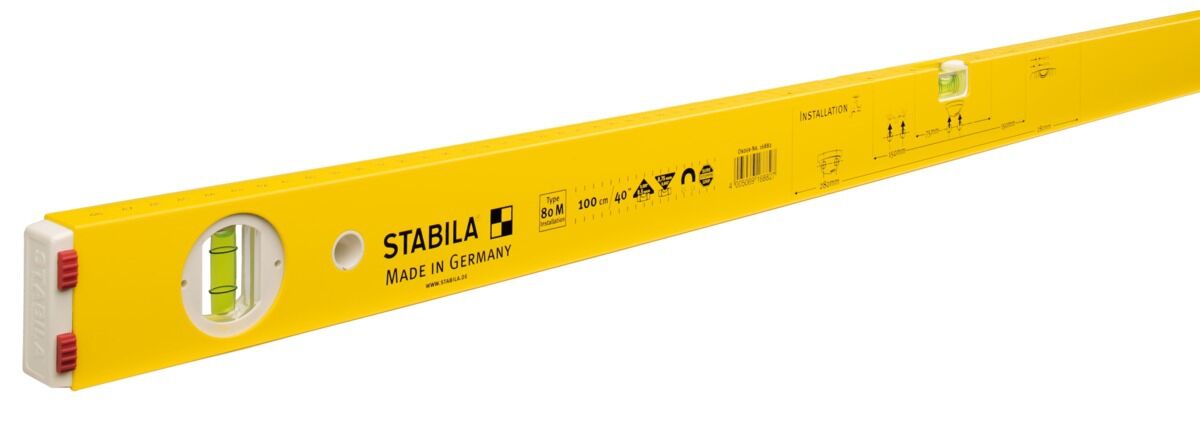 STABILA Wasserwaage Installation 80M 100 cm
