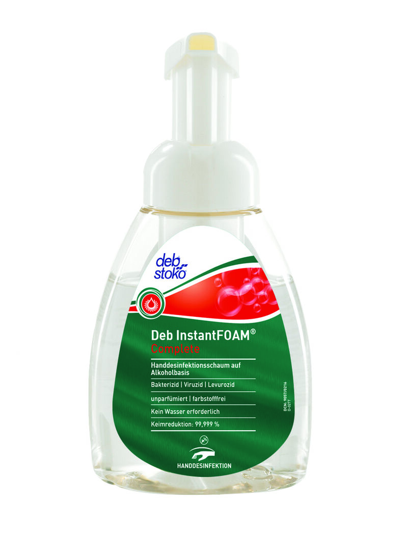 SC JOHNSON Schaum-Handdesinfektion Deb InstantFoam Complete, 250 ml Flasche