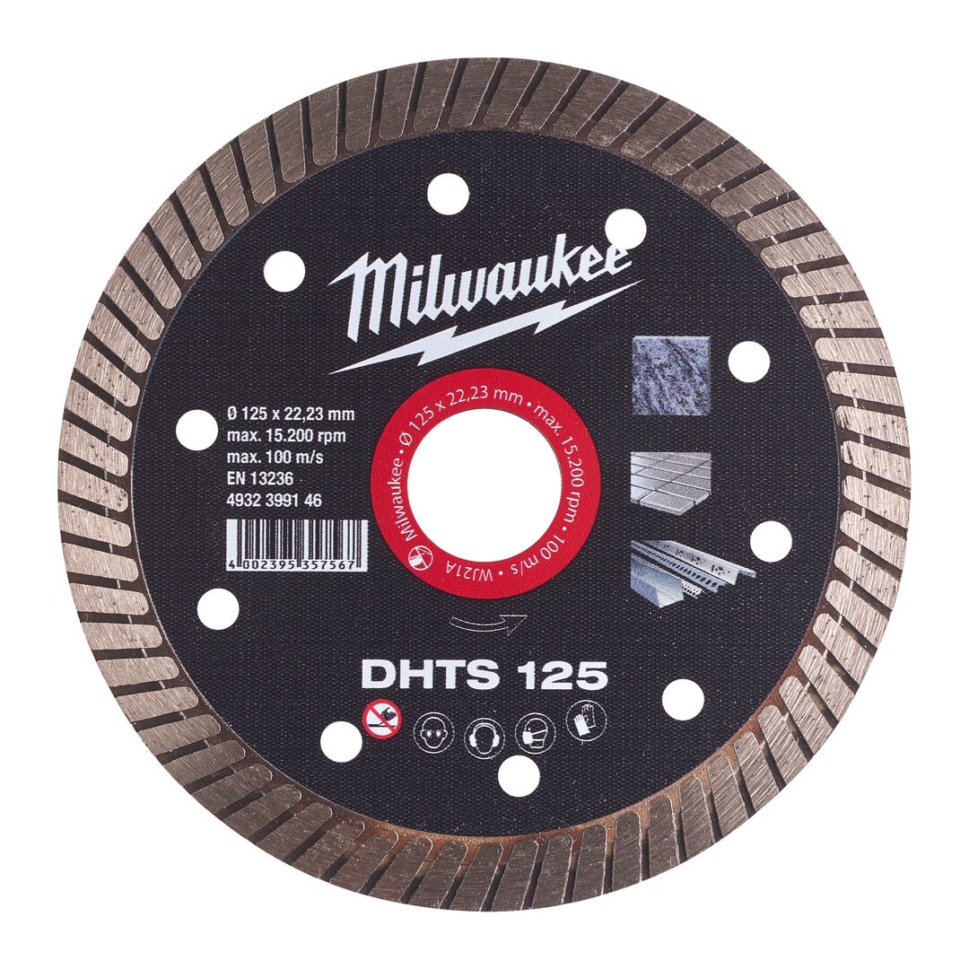 MILWAUKEE Diamanttrennscheibe DHTS 125mm Hart dünn geschlossen