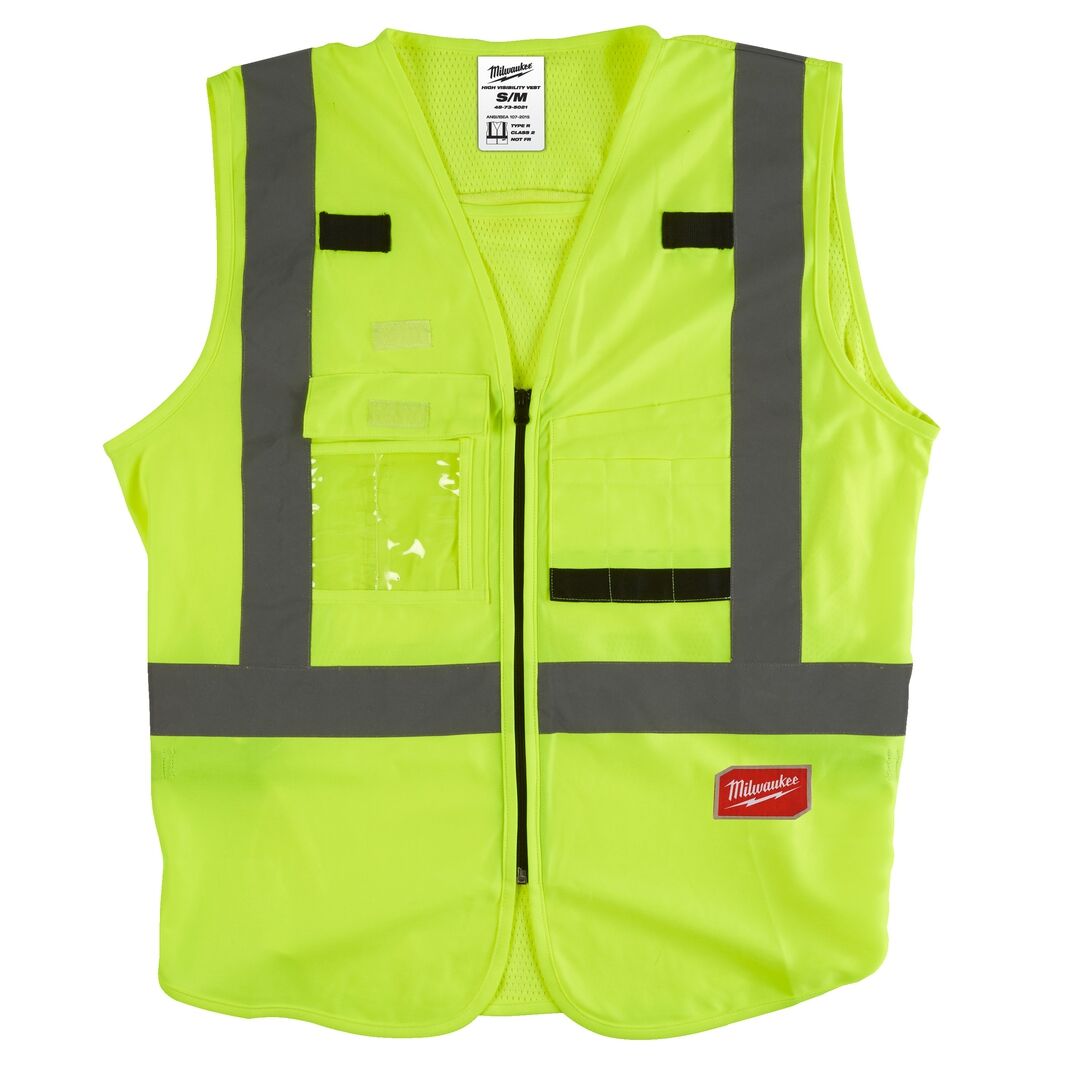 MILWAUKEE Warnschutzweste gelb Gr. S/M MILWAUKEE Warnschutzweste gelb Gr. S/M