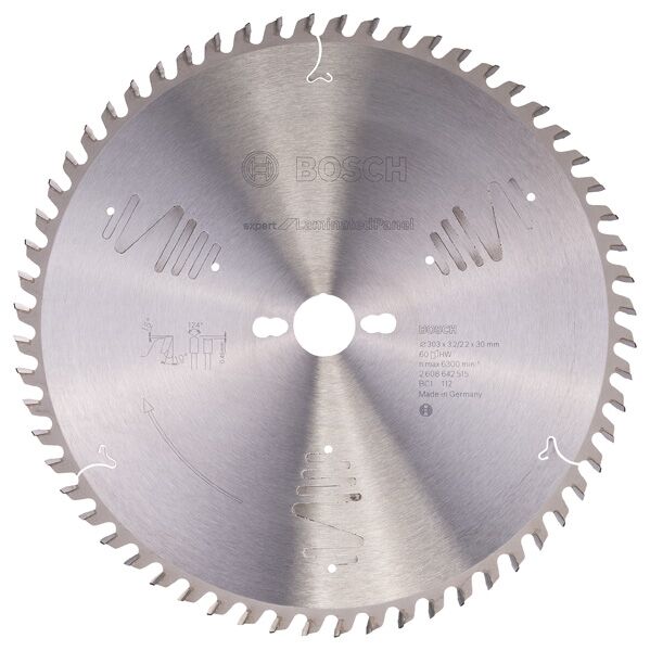 BOSCH Kreissägeblatt HW Lami 303x30x3.2/2.2 60T DH