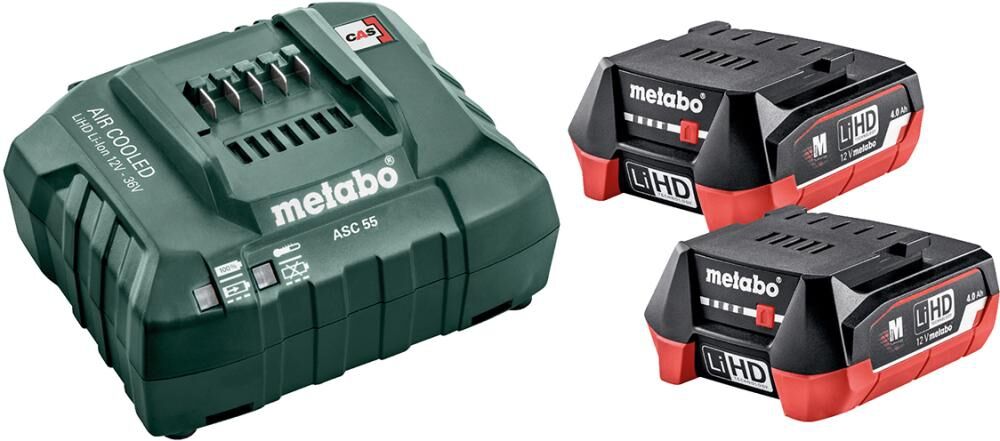 METABO Akku BASIS-SET 12V 2xLIHD 4.0 AH METABO Akku BASIS-SET 12V 2xLIHD 4.0 AH