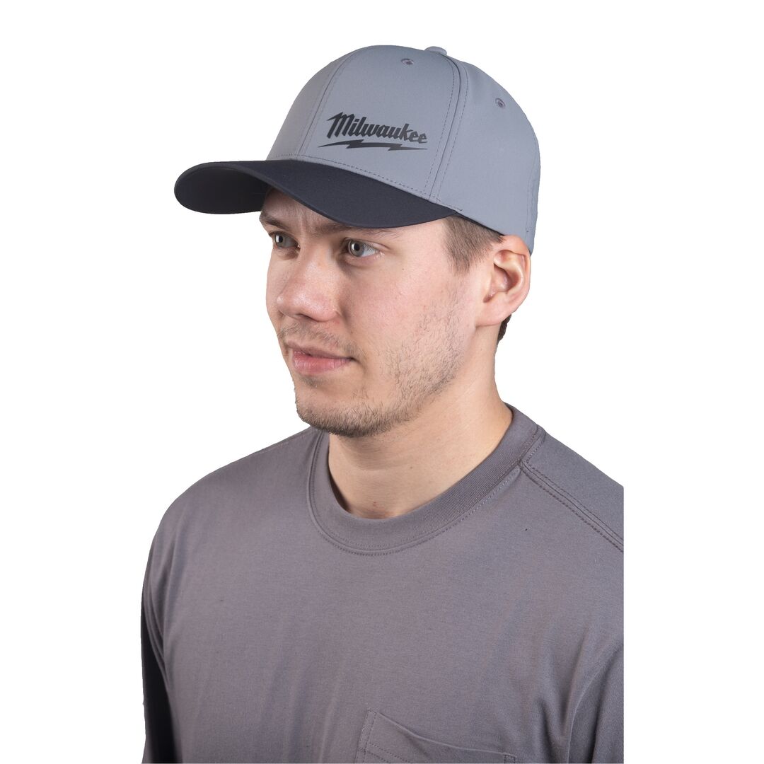MILWAUKEE Baseball Kappe BCPDGR-S/M Performance, dunkelgrau mit UV-Schutz