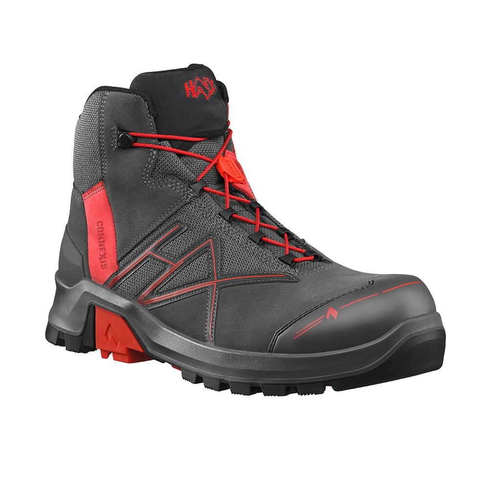 HAIX CONNEXIS Safety+ GTX mid grey-red ESD Goretex Gr. 41 UK 7,5 HAIX CONNEXIS Safety+ GTX mid grey-red ESD Goretex Gr. 41 UK 7,5