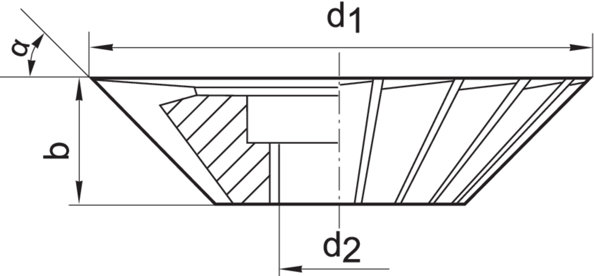 FORMAT Winkelfräser DIN842 A HSS 45 Grad 40x10mm FORMAT Winkelfräser DIN842 A HSS 45 Grad 40x10mm