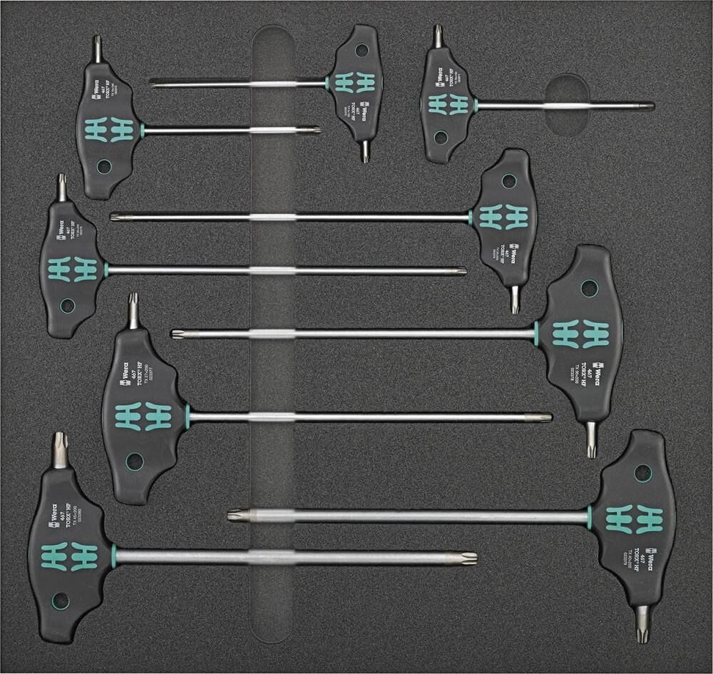 WERA Werkzeugmodul 2/3 9-tlg, T-Griff, TORX