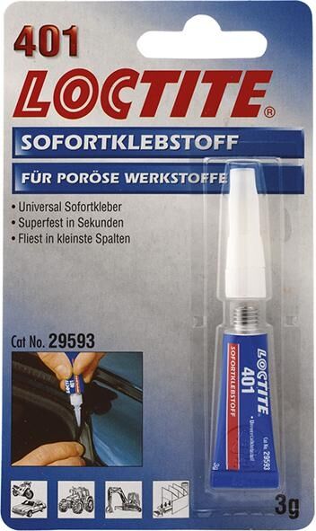 LOCTITE Universal-Sofortklebstoff Nr. 401 5 Gr. Flasche LOCTITE Universal-Sofortklebstoff Nr. 401 5 Gr. Flasche