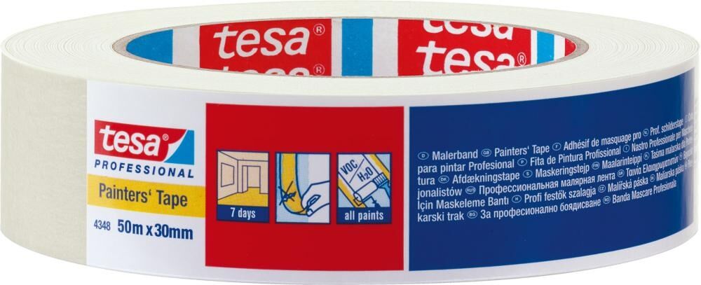 TESA Klebeband hellbeige Tesakrepp 4348 50mx50mm TESA Klebeband hellbeige Tesakrepp 4348 50mx50mm
