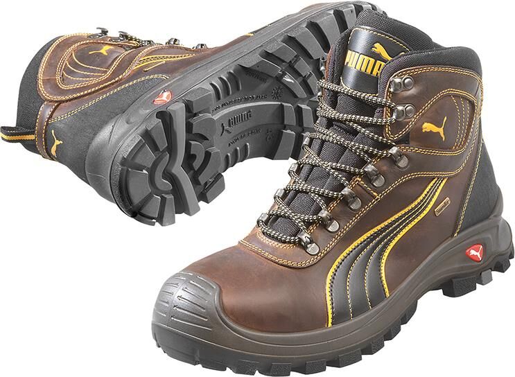 PUMA Sicherheitstiefel S3 Nr. 630220 Braun Sympatex Gr. 40