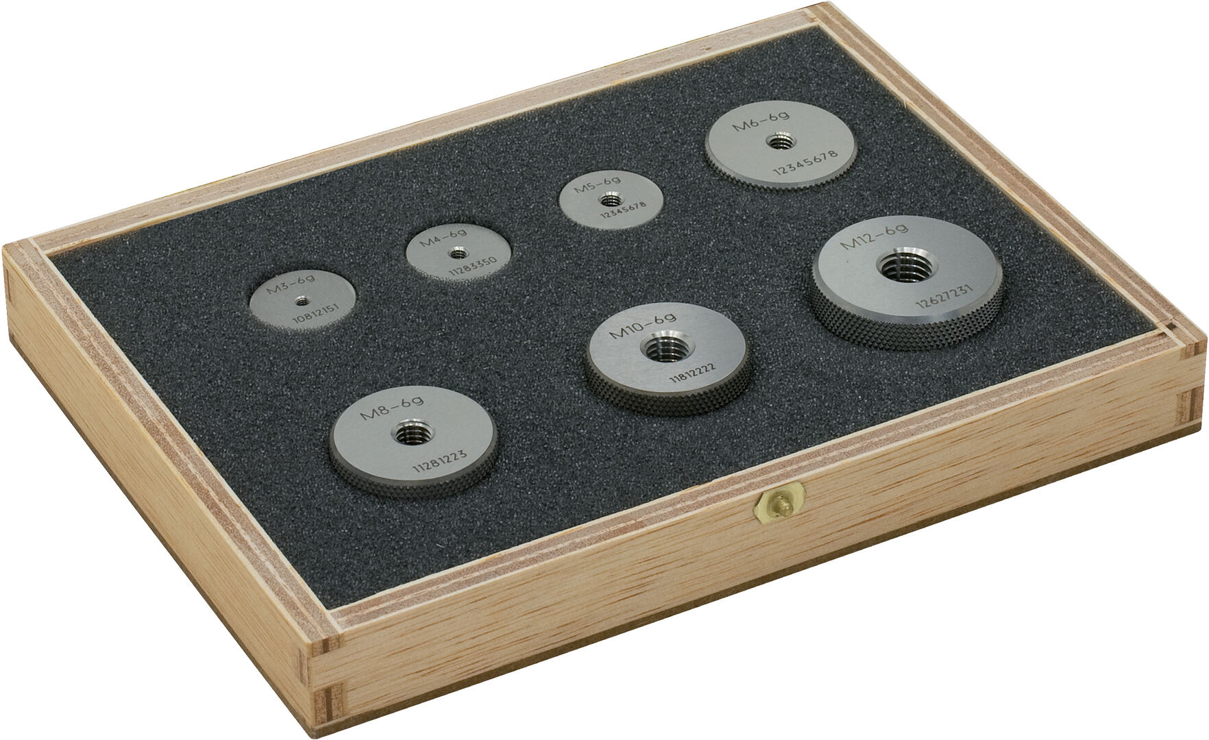 JOBO Gut-Lehrring M3-M12 im Holzkasten BOSS JOBO Gut-Lehrring M3-M12 im Holzkasten BOSS