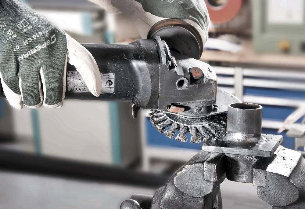 LESSMANN Kegelbürste Stahldraht 100x12mm gezopft 0,5mm LESSMANN Kegelbürste Stahldraht 100x12mm gezopft 0,5mm