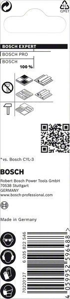 BOSCH MultiConstruction Bohrer Cyl-9 EXPERT 6x200x250 mm, zylindrisch