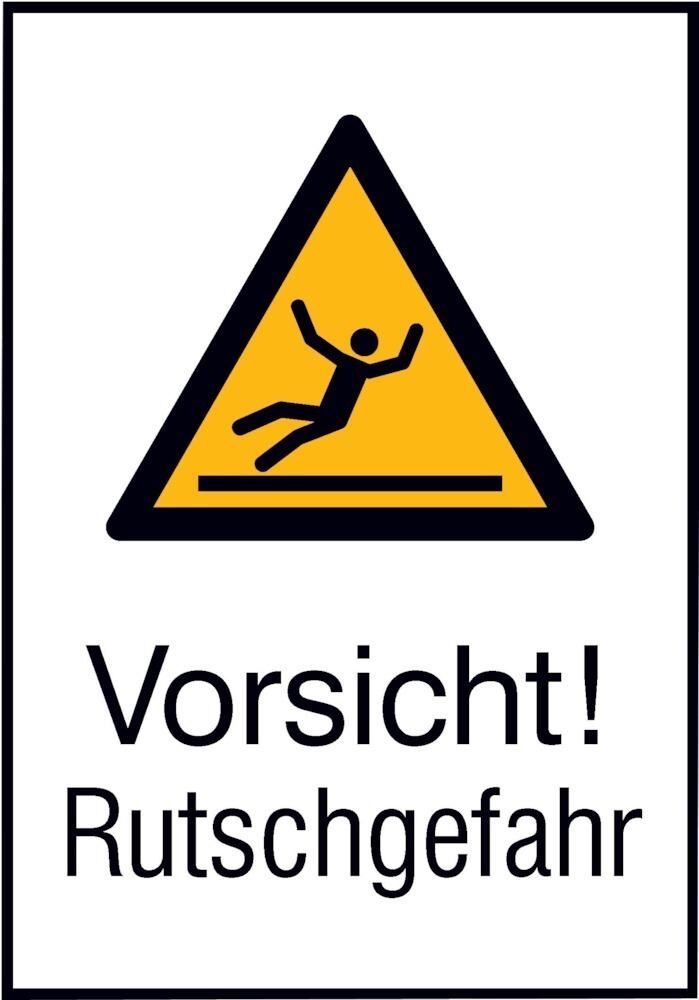 Warnschild Alu gepr Rutschgefahr 262x371 Warnschild Alu gepr Rutschgefahr 262x371