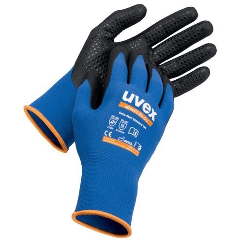 UVEX Montage-Handschuh athletic lite dry Gr. 11 Nitril-Noppen blau/schw, 6003.3