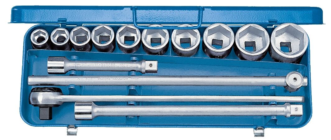 GEDORE Steckschlüssel-Set 3/4" 14-tlg 6-kant 22-50mm 32 EMU-2 6280340