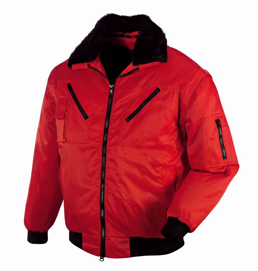 Pilotenjacke 4-in-1 Gr. XL, rot