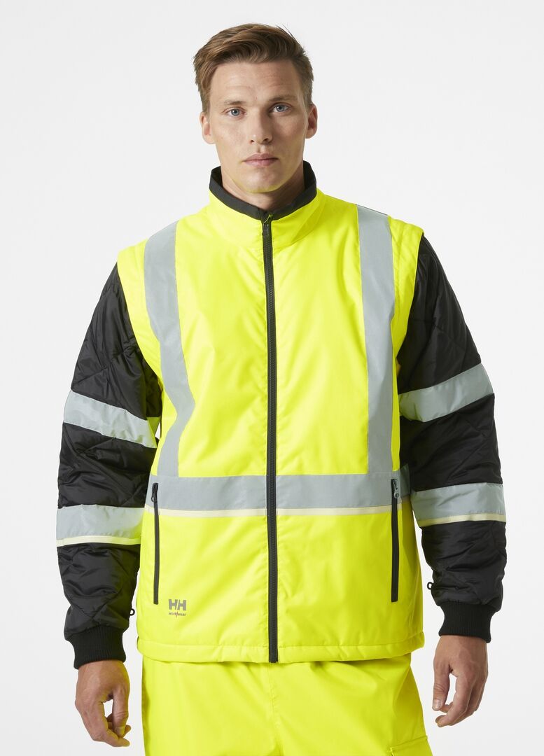 HELLY HANSEN UC-ME InnenJacke Yellow/Ebony Gr.S HELLY HANSEN UC-ME InnenJacke Yellow/Ebony Gr.S