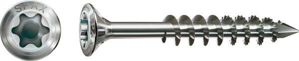 SPAX-S A2 Linsensenkkopf T-STAR+ CUT T15 Teilgewinde CUT 100St 4x45mm SPAX-S A2 Linsensenkkopf T-STAR+ CUT T15 Teilgewinde CUT 100St 4x45mm