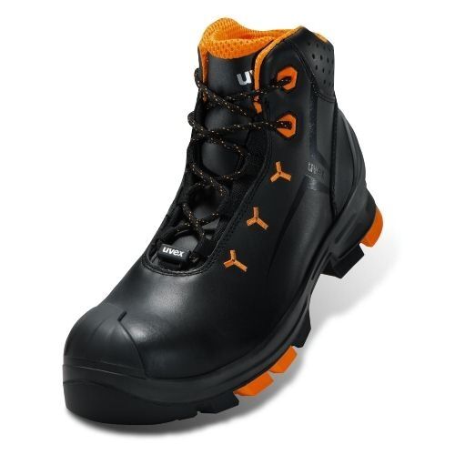 UVEX 2 Sicherheits-Stiefel Gr.43 W10 S3L ESD SR schwarz/orange 6503.1