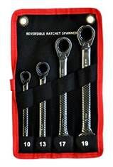 WEMAG Ring-Ratschenschlüsselsatz 4-tlg. 10 13 17 19mm in Tasche WEMAG Ring-Ratschenschlüsselsatz 4-tlg. 10 13 17 19mm in Tasche