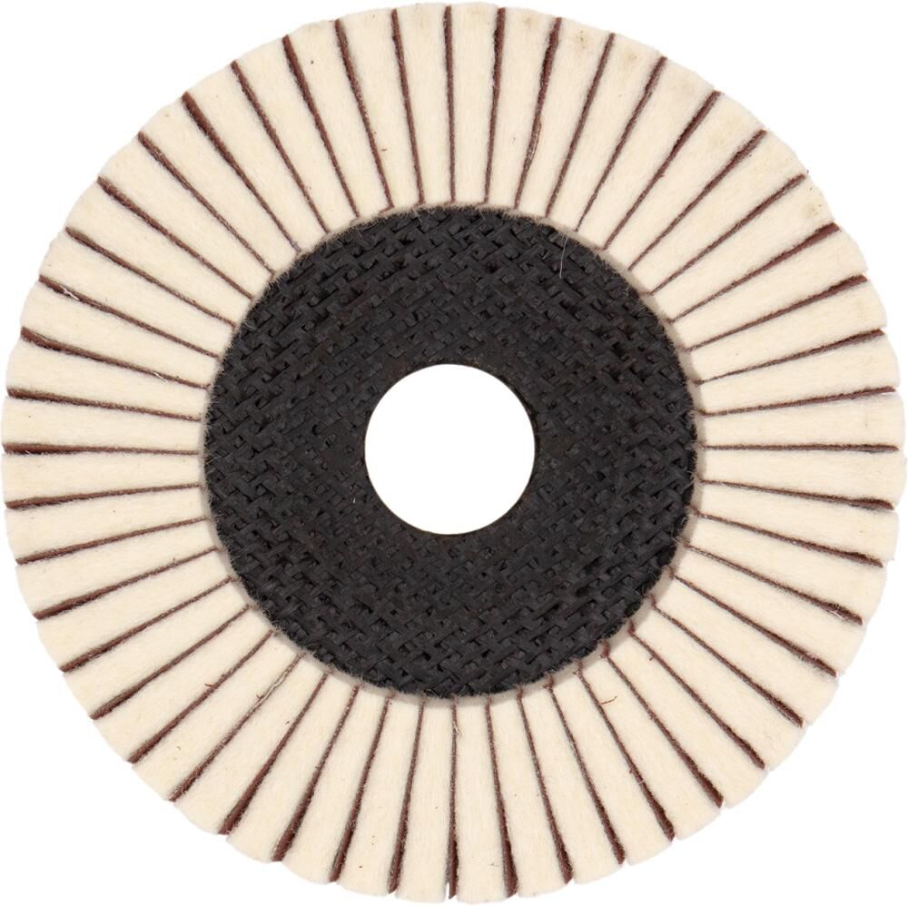 FORMAT kombinierte Filz-Fächerscheibe 125mm, Schleifleinen