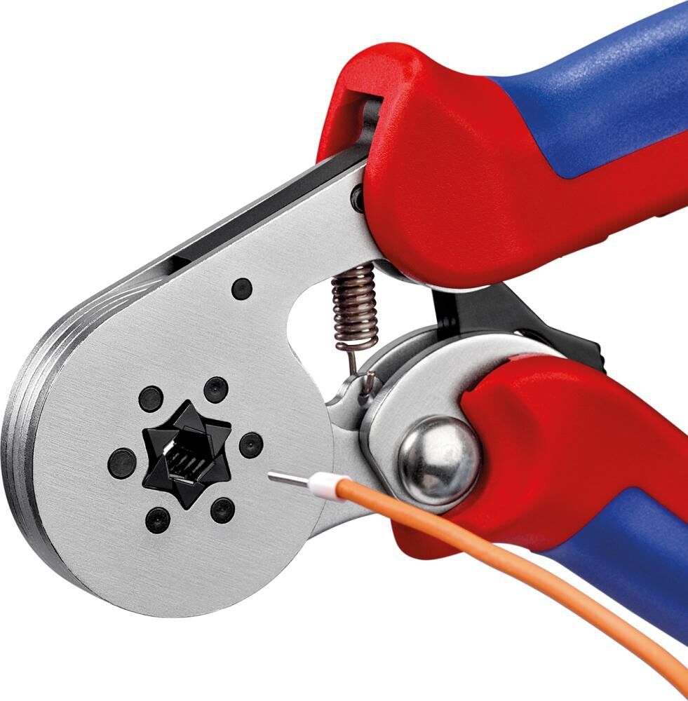 KNIPEX 97 55 14 Selbsteinstellende Crimpzange f. Aderendhülsen verc. 180 mm KNIPEX 97 55 14 Selbsteinstellende Crimpzange f. Aderendhülsen verc. 180 mm