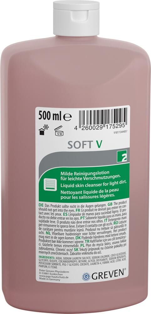 GREVEN SOFT V Hautreinigungslotion 500 ml Flasche