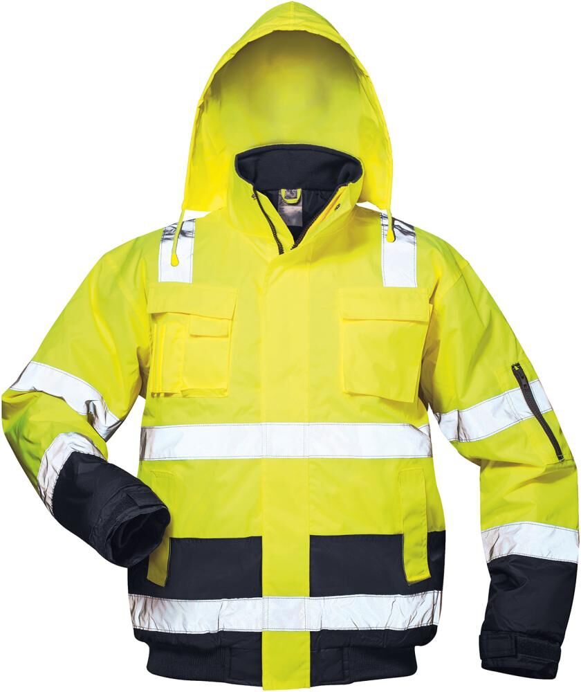 Safestyle Warnpilotenjacke Axel,Gr. S,gelb/blau Safestyle Warnpilotenjacke Axel,Gr. S,gelb/blau
