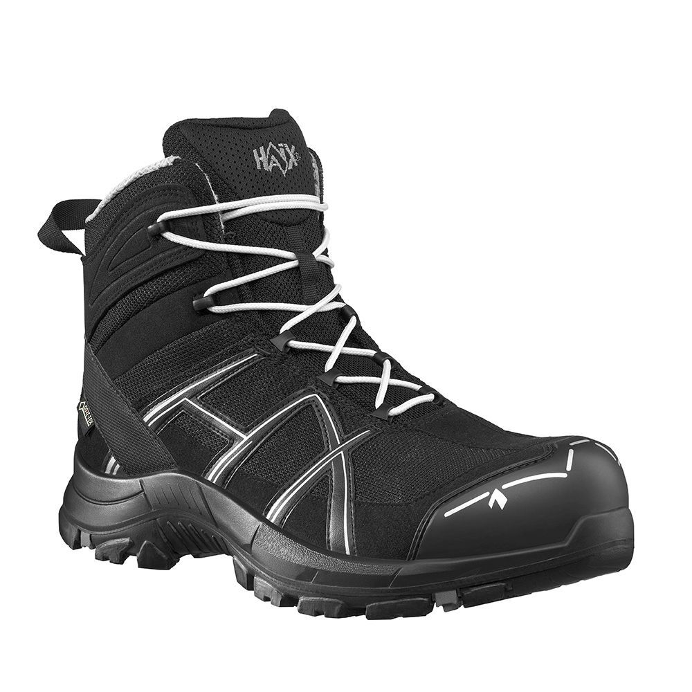 HAIX Sicherheitsstiefel Safety 40 MID black-silver S3 Gr. 43 (Uk 9)