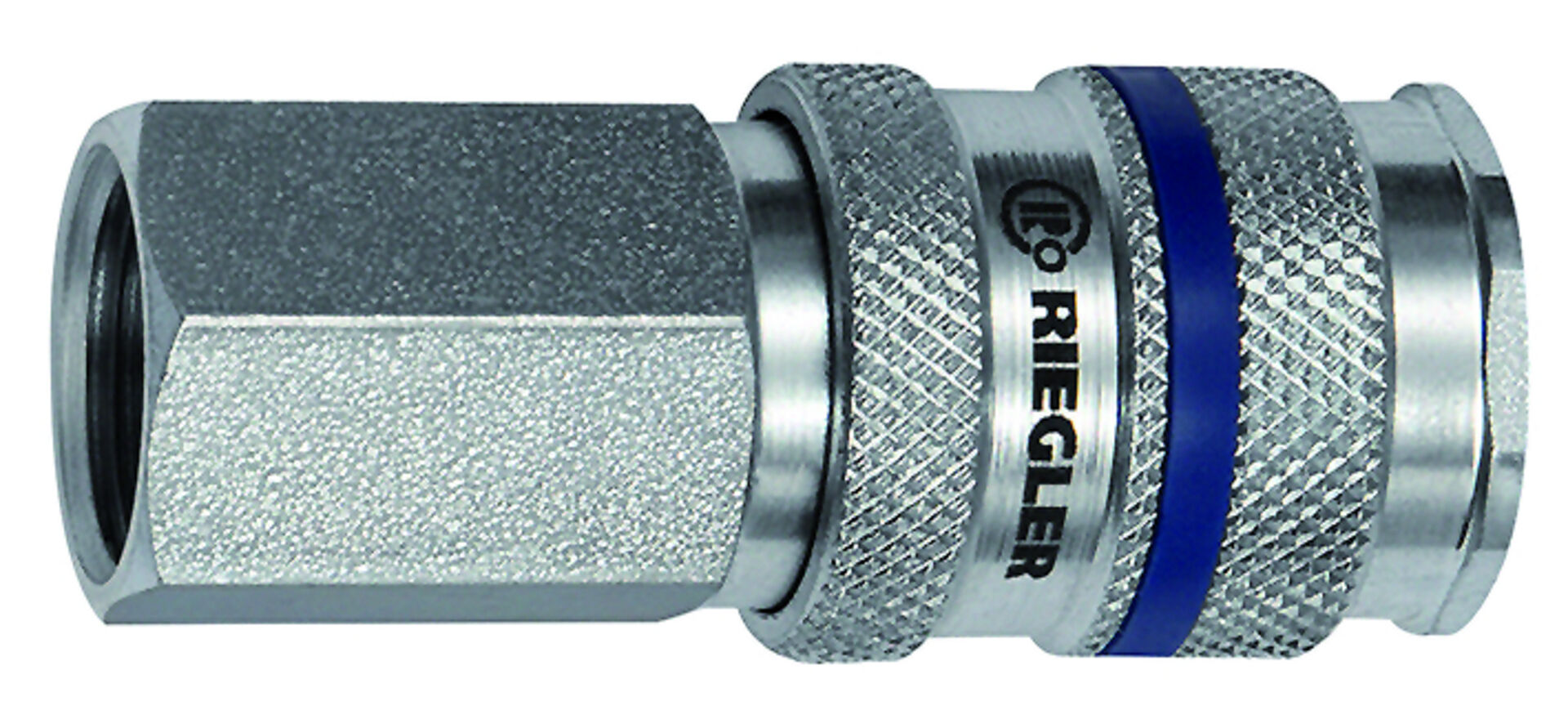 RIEGLER Schnellverschlusskupplung NW 7,8 Stahl R 3/8 IG RIEGLER Schnellverschlusskupplung NW 7,8 Stahl R 3/8 IG