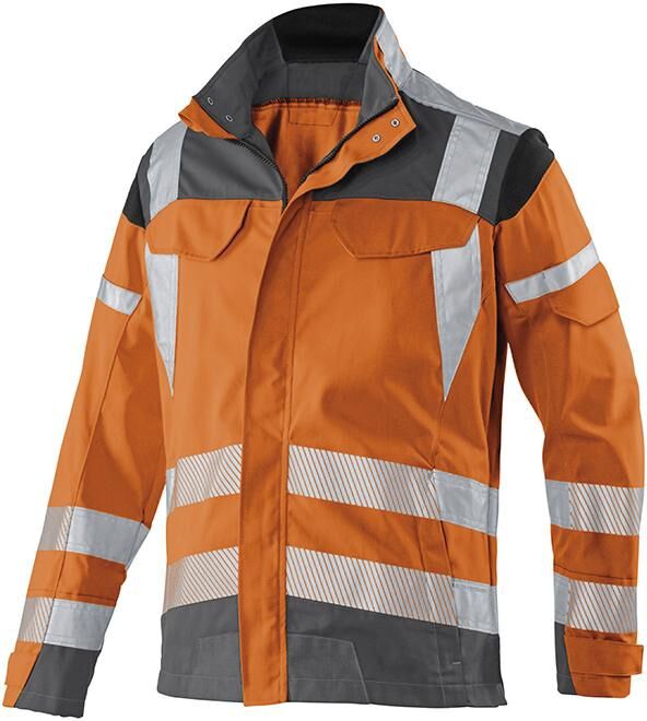 KÜBLER REFLECTIQ Jacke PSA 2 warnorange/anthrazit, Gr. 27