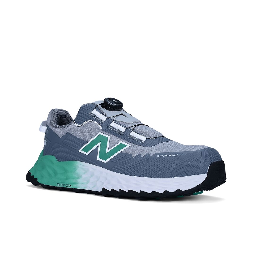 NEW BALANCE Sicherheits-Halbschuh BOA Cremorne Gr. 40 S3L alloy/grün MEFFCAPB