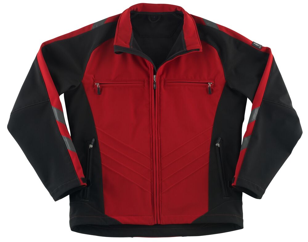 MASCOT Unique Softshell-Jacke Dresden Gr. 3XL rot/schwarz 12002-149