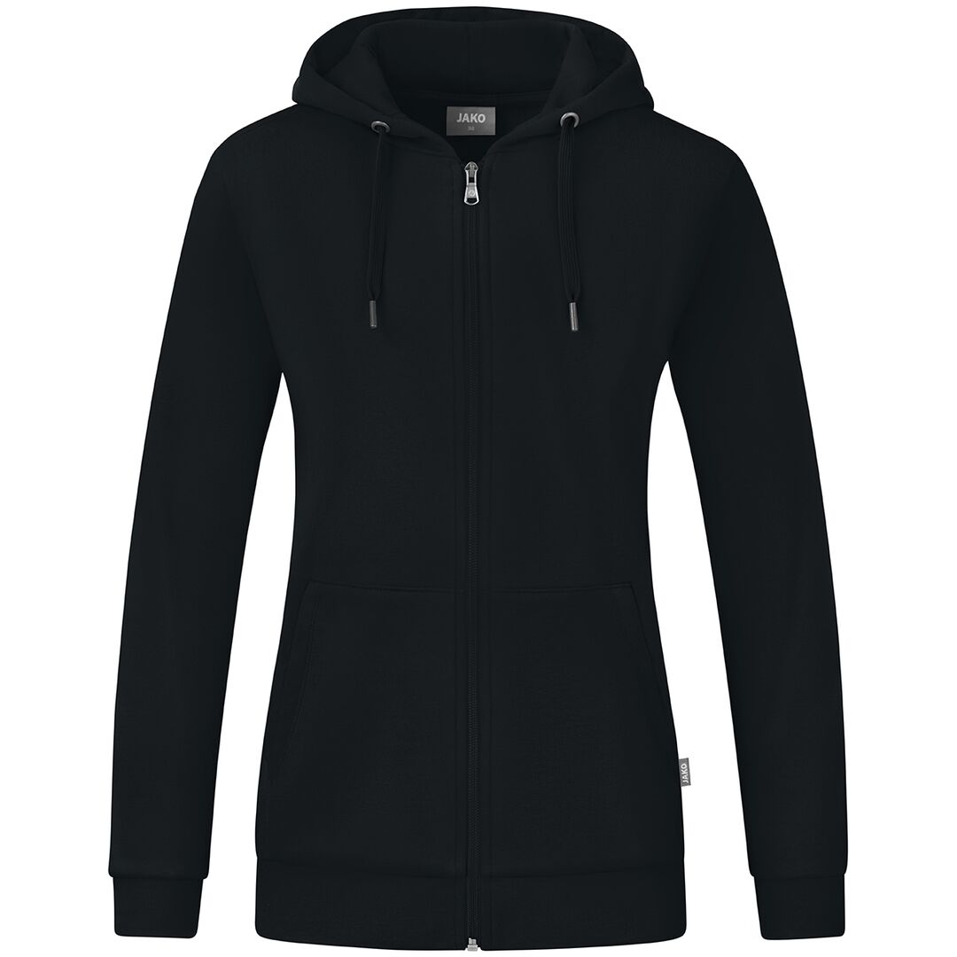 JAKO Kapuzenjacke Organic Damen C6820, Gr. 34 schwarz