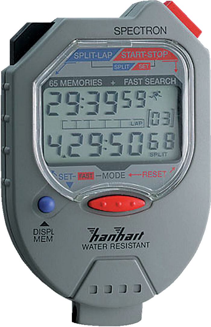 HANHART Digitale-Stoppuhr 1/100Min. 1/100S HANHART Digitale-Stoppuhr 1/100Min. 1/100S