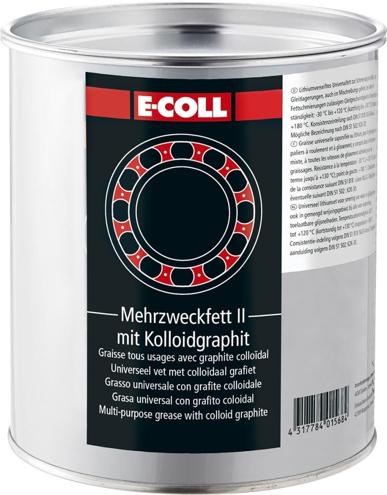 E-COLL Mehrzweckfett II 1kg graph. Dose E-COLL Mehrzweckfett II 1kg graph. Dose