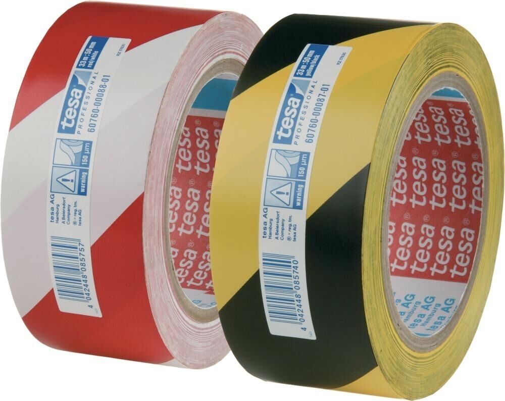 TESA 60760 gelb / schwarz Warnband 33mx50mm TESA 60760 gelb / schwarz Warnband 33mx50mm