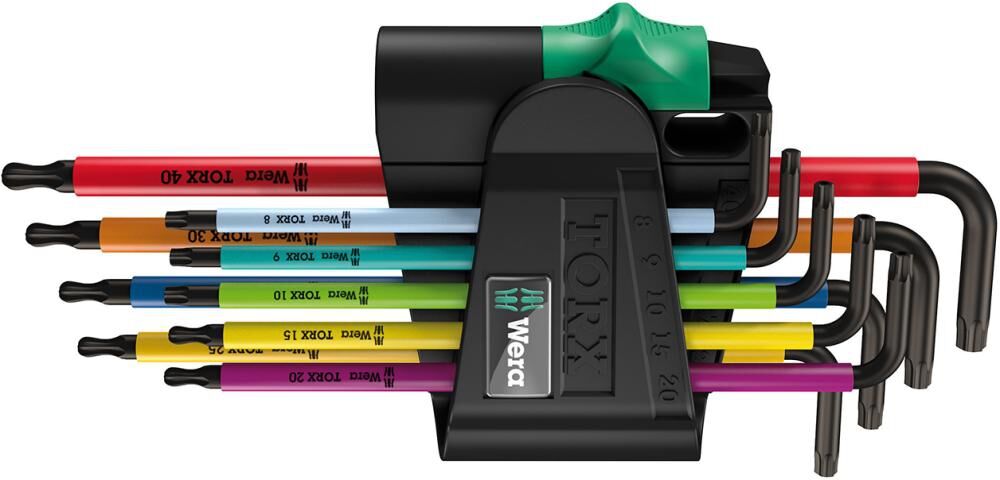 WERA Winkelschraubendreher-Set 9tlg. Multicolor WERA Winkelschraubendreher-Set 9tlg. Multicolor