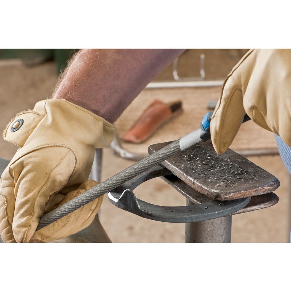 PFERD Werkstattfeile Halbrund Hieb 1 150 mm mit Ergonomie-Feilenheft