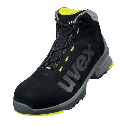 UVEX 1 Sicherheits-Stiefel Gr. 44 W11 S2 ESD SR schwarz/gelb 8545.8 UVEX 1 Sicherheits-Stiefel Gr. 44 W11 S2 ESD SR schwarz/gelb 8545.8