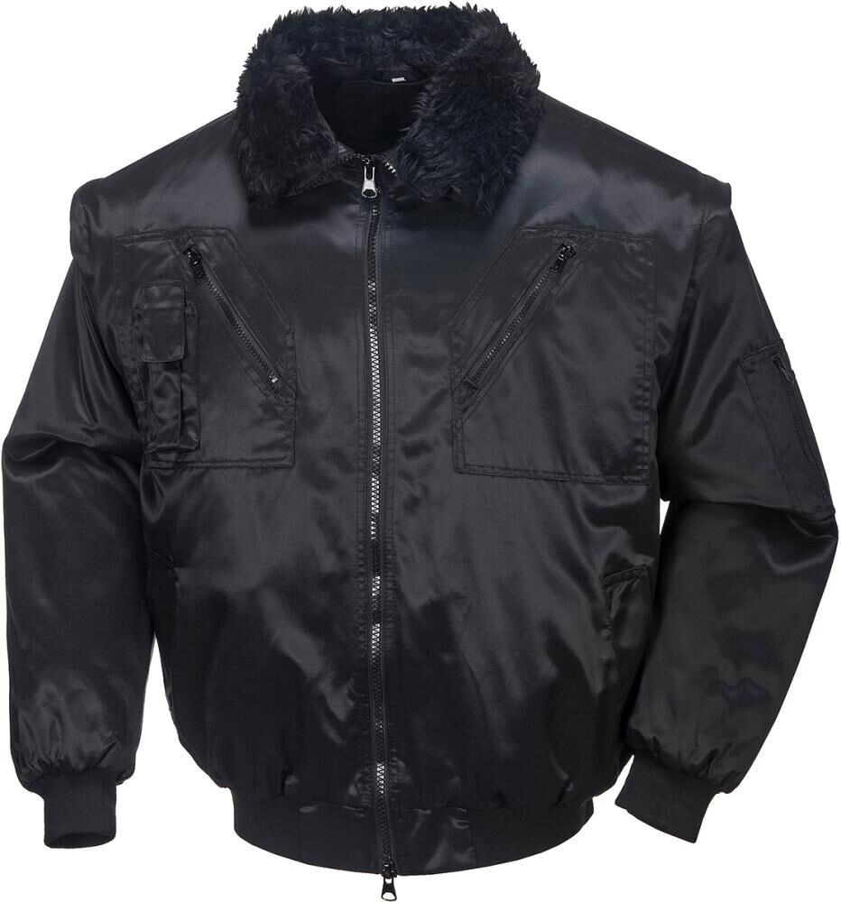 FORTIS Pilotenjacke Achim schwarz Gr.XL