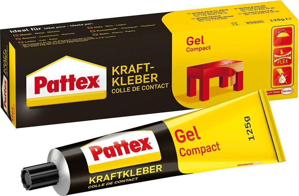 PATTEX Kraftkleber Gel Compact, 125 g Tube