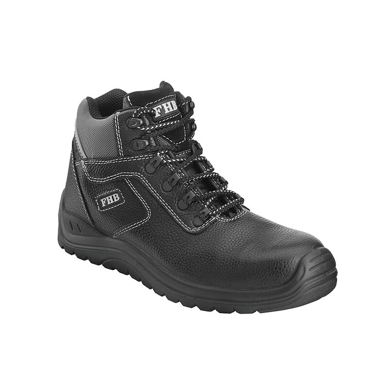FHB Schnürstiefel Wilfried 83962 S3 Gr. 43 Rindleder schwarz