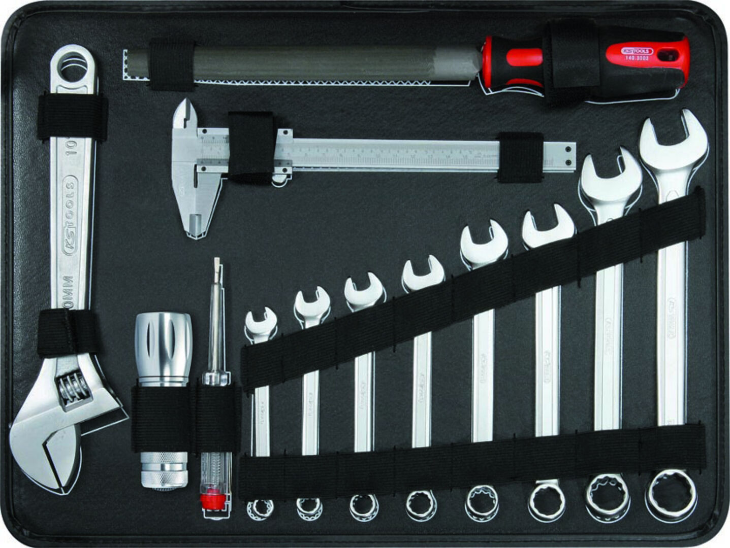 KS TOOLS Universal-Werkzeugsortiment 1/4" + 1/2", 127-teilig im Koffer