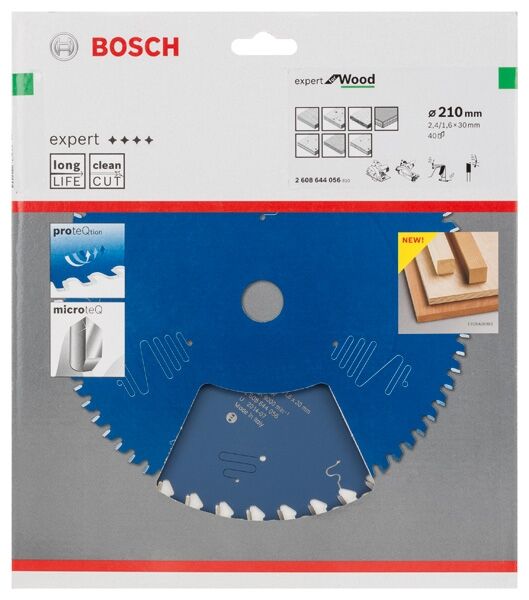 BOSCH Kreissägeblatt HW Expert 210x30x2,4 40T