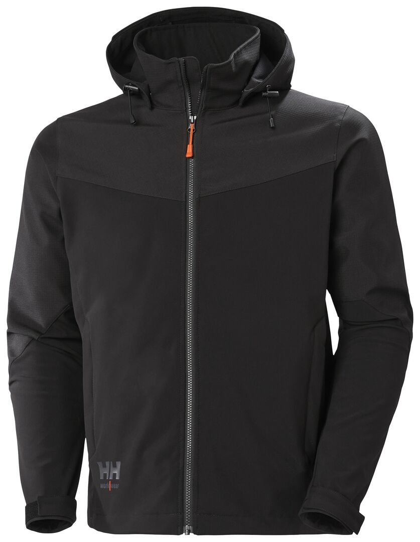 HELLY HANSEN Oxford Softshell-Jacke 74290 Gr. M BLACK HELLY HANSEN Oxford Softshell-Jacke 74290 Gr. M BLACK